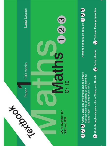 Maths 1 2 3 Gr 10 Textbook Paper 1