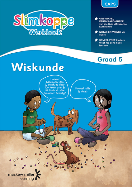 Slimkoppe Wiskunde Graad 5 Werkboek Interactive ePUB (perpetual licence)