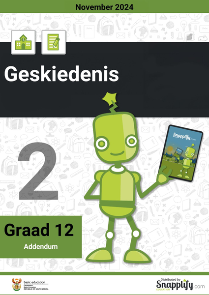 Geskiedenis V2 Graad 12 November 2024 Addendum