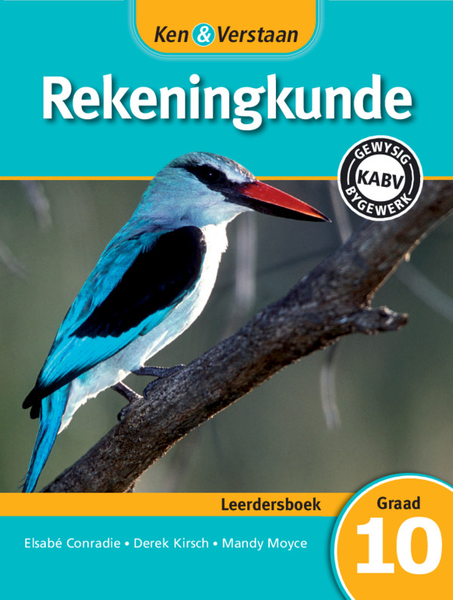 Ken & Verstaan Rekeningkunde Graad 10 Leerdersboek (1 year) Digital Edition