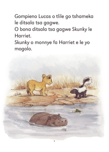 E CUB READING SCHEME (SETSWANA) LEVEL 2 BK 1:TSALA E NTSHWA