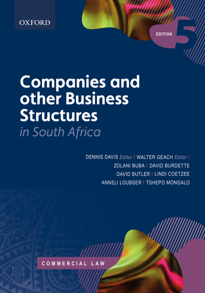 Companies and other Business Structures in South Africa5e (LIB)