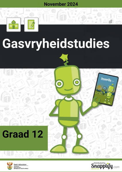 Gasvryheidstudies Graad 12 November 2024