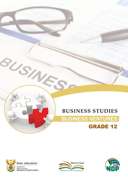 Study Guide: Business Studies - Business Ventures Grade 12