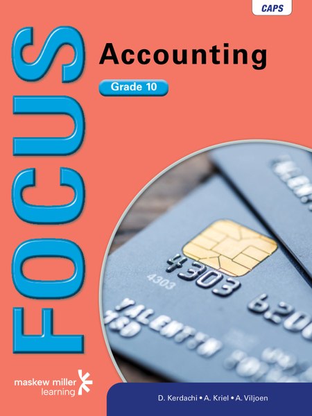 Focus Accounting Grade 10 Learner's Book ePUB (1-year licence)