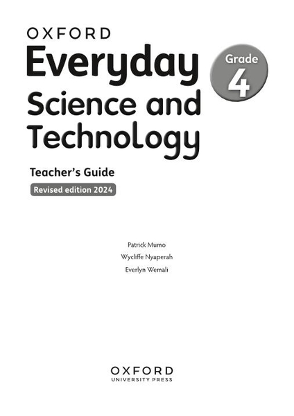 Everyday Science & Technology Teacher's Guide Grade 4 2024 Edition
