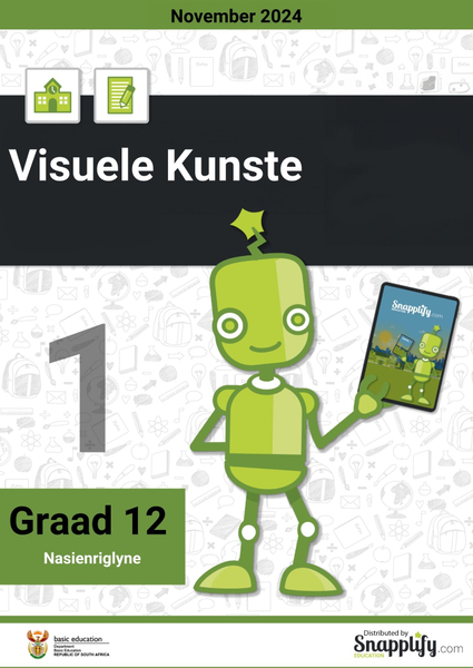 Visuele Kunste Vraestel 1november 2024 Nasienriglyne