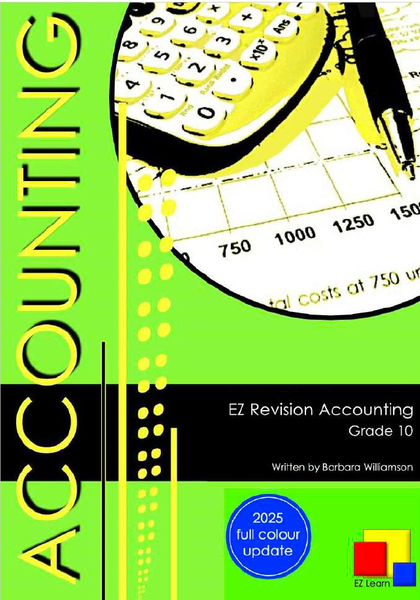 EZ Revision Accounting Grade 10