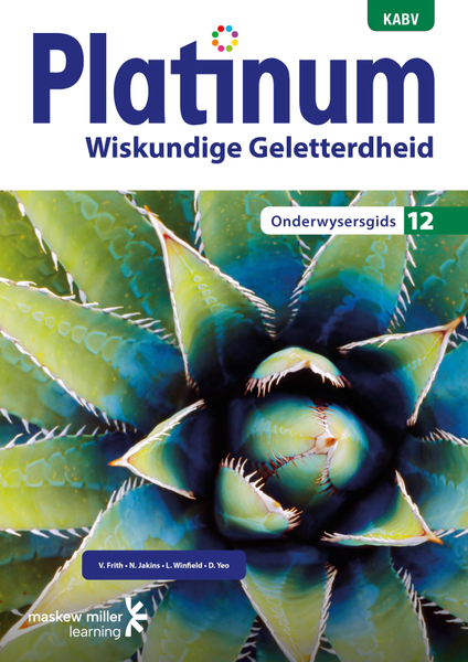 Platinum Wiskundige Geletterdheid Graad 12 Onderwysersgids ePDF (perpetual licence)