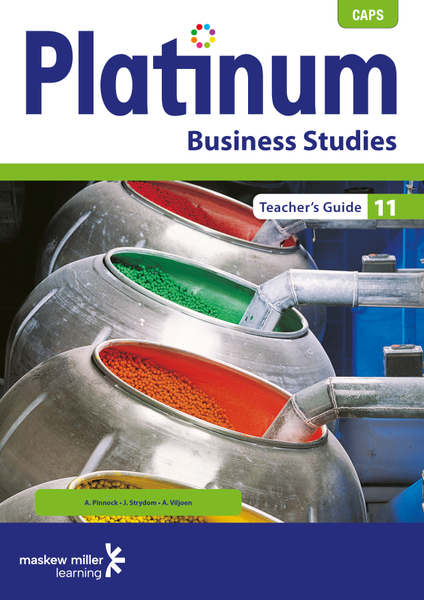 Platinum Business Studies Grade 11 Teacher's Guide ePDF (1-year licence)