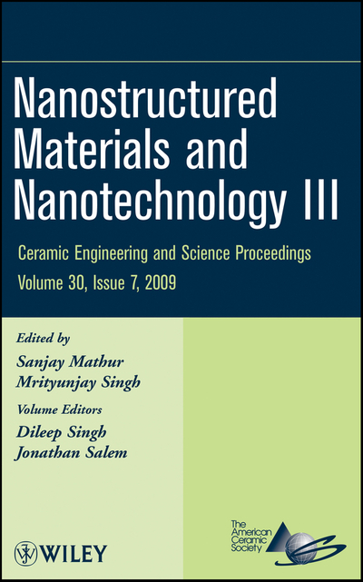 Nanostructured Materials and Nanotechnology III, Volume 30, Issue 7