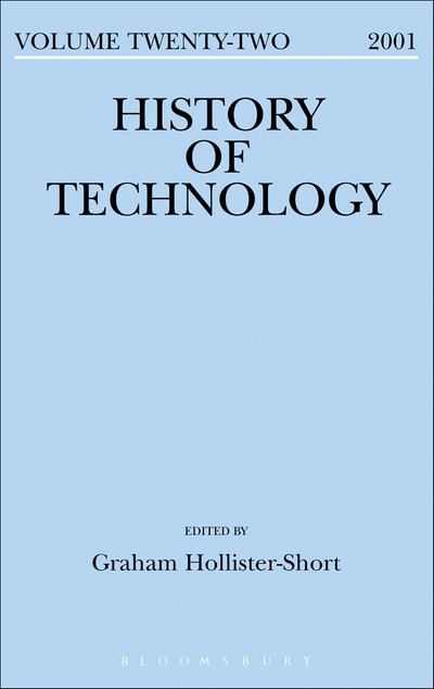 History of Technology Volume 22