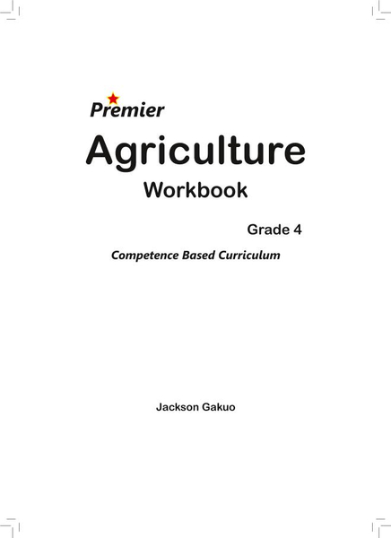 Premier Agriculture Workbook Grade 4