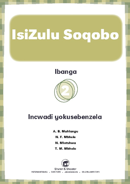 E ISIZULU SOQOBO GRADE 2 WORKBOOK