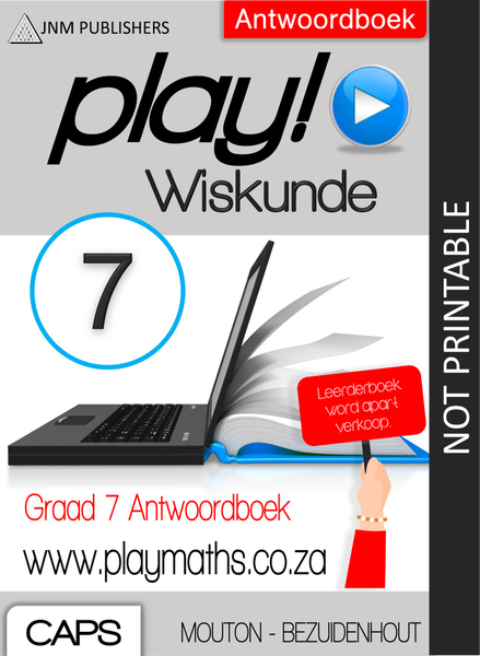 Play! Wiskunde Gr 7 Antwoordboek