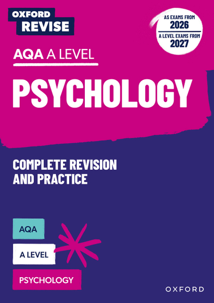 Oxford Revise: AQA A Level Psychology eBook (AS exams from 2026; A Level exams from 2027)