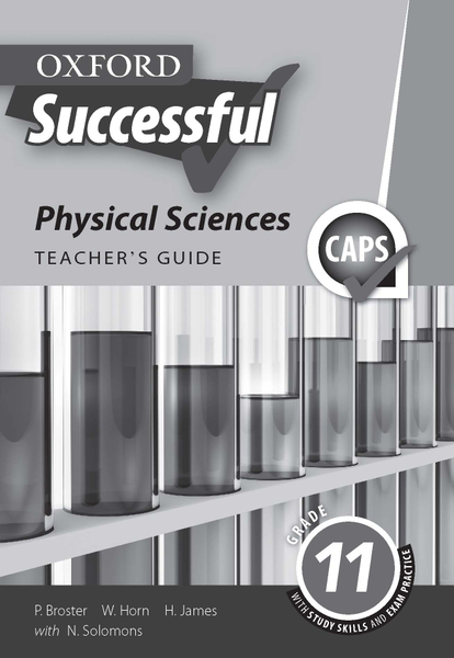 Oxford Successful Physical Sciences Grade 11 Teacher's Guide