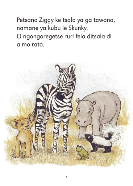 E CUB READING SCHEME (SETSWANA) LEVEL 3 BK 1: ZIGGY WA GO