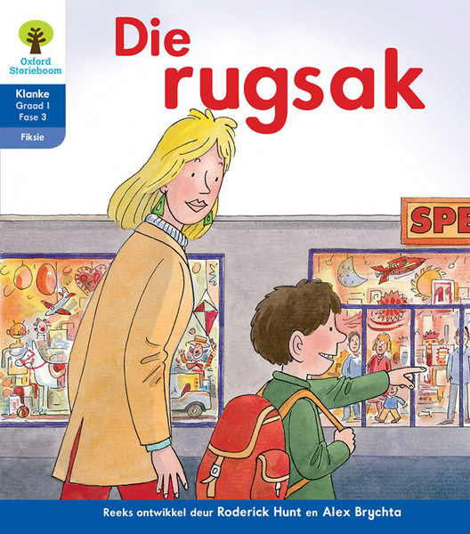 Oxford Storieboom Klanke Fiksie Boek 25: Graad 1 Fase 3 Die rugsak