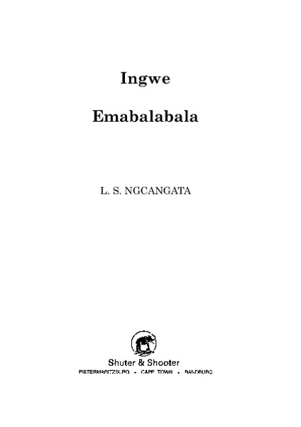 E INGWE EMABALABALA