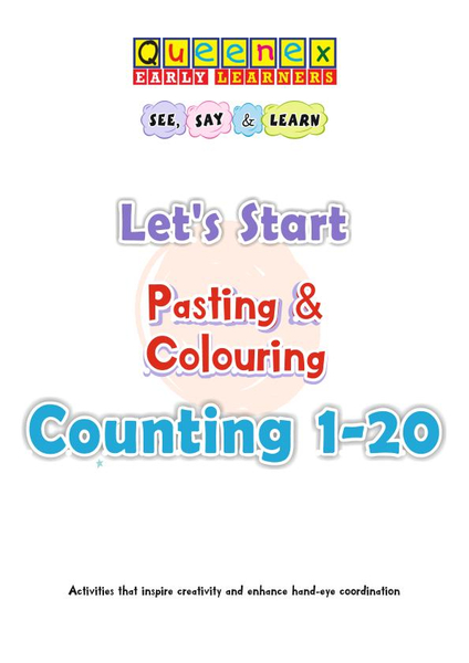 Let's Start Pasting & Colouring - Numbers