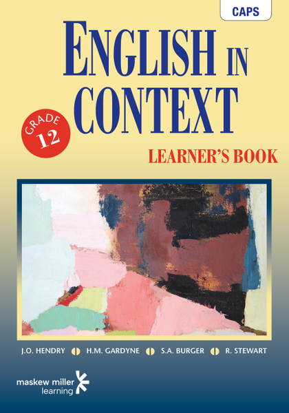 English in Context Grade 12 Learner's Book ePUB (1-year licence)