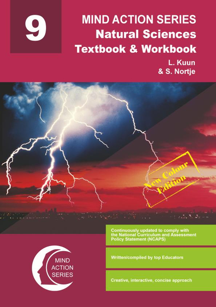 MIND ACTION SERIES Natural Science Gr 9 Colour Textbook & Workbook NCAPS  PDF (1 Year Licence)2025