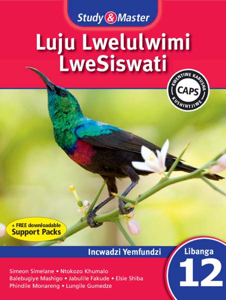Study & Master Luju Lwelulwimi LweSiswati Libanga le-12 Incwadzi Yemfundzi (1 year) Adobe Edition