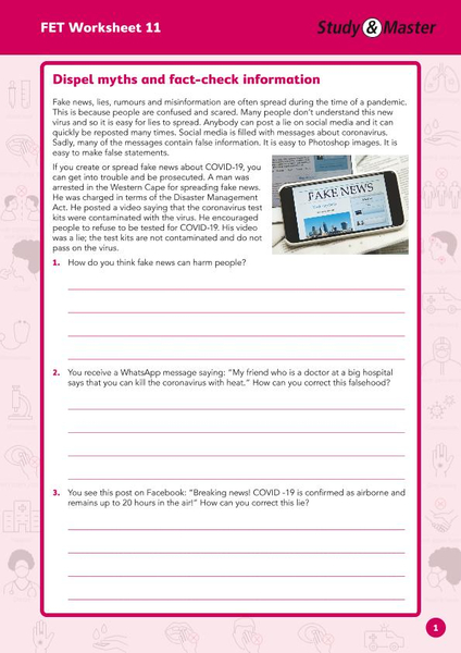 Study and Master FET Phase Worksheet 11
