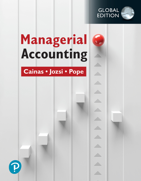 Managerial Accounting, Global Edition