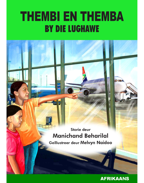 Thembi en Themba by die Lughawe