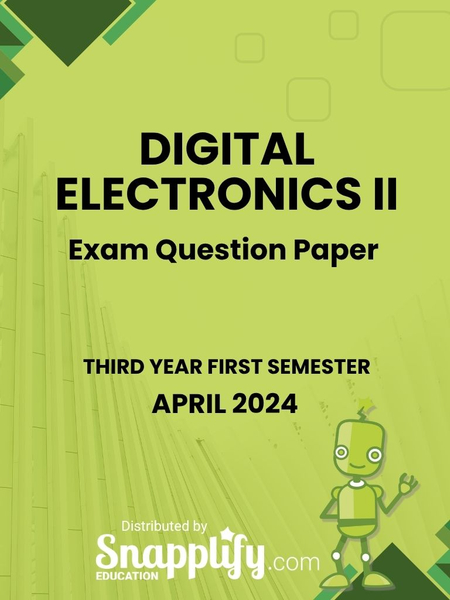 Digital Electronics II Third Year April 2024