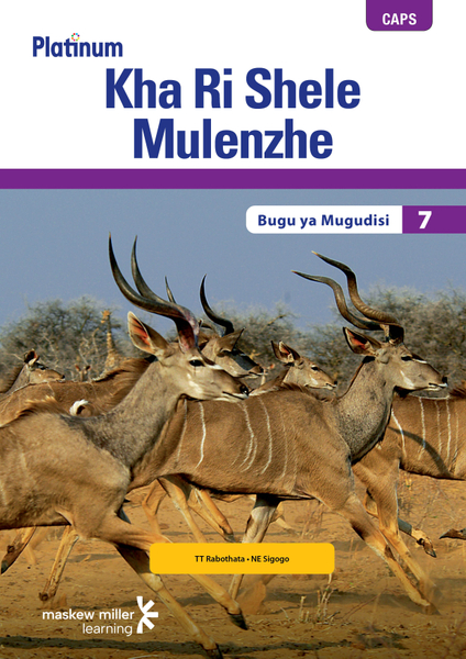 Platinum Kha Ri Shele Mulenzhe (Tshivenda HL) Grade 7 Teacher's Guide ePDF (1-year licence)