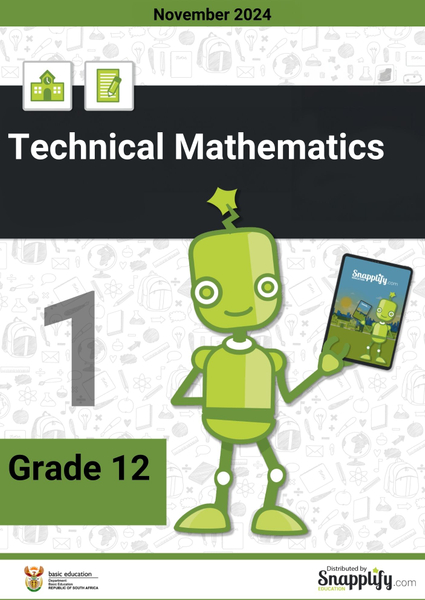 Technical Mathematics Paper 1 Grade 12 November 2024