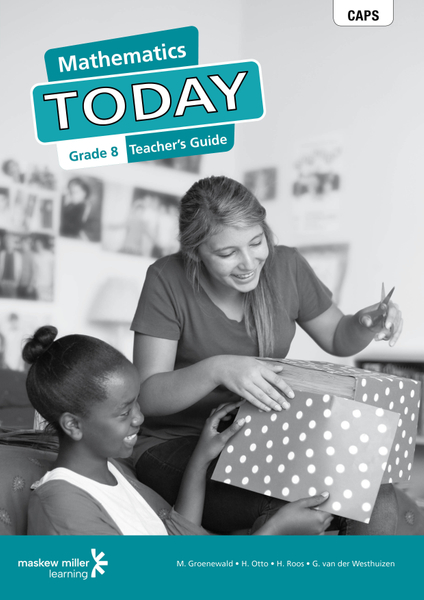 Mathematics Today Grade 8 Teacher's Guide ePDF (1-year licence)