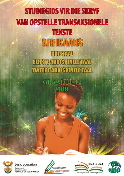Studiegids: Creative Writing Afrikaans Eerste en Tweede Addisionele Taal Graad 10 - 12
