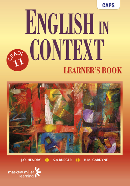 English in Context Grade 11 Learner's Book ePDF (CAPS aligned) (1-year licence)