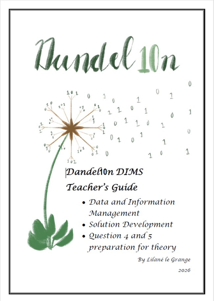 Dandel10n Delphi DIMS Teacher's Guide