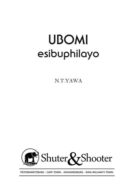 E UBOMI ESIBUPHILAYO