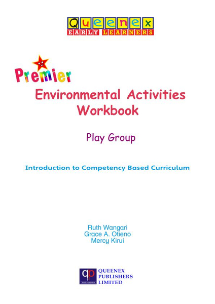 Premier Environmental Activities Workbook - Play Group