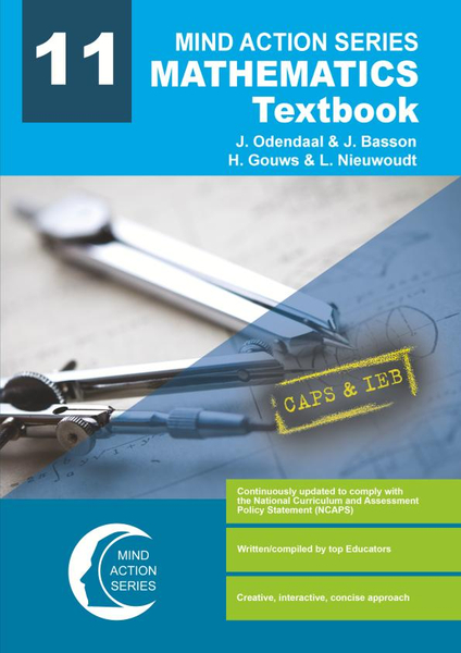 MIND ACTION SERIES MATHEMATICS GR 11 TEXTBOOK NCAPS (NEW EDITION) (PDF 1 YEAR LICENCE)