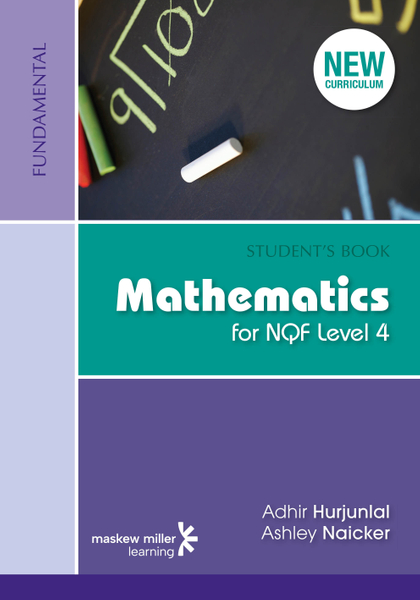 FET College Series Mathematics for NQF Level 4 Student's Book ePDF (1-year licence)