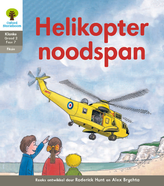 Oxford Storieboom Klanke Fiksie Boek 23: Graad 2 Fase 7 Helikopter noodspan