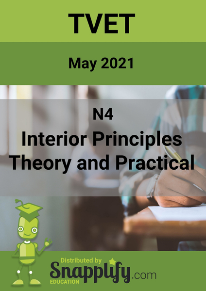Interior Principles Theory And Practical N4 Question Paper May 2021