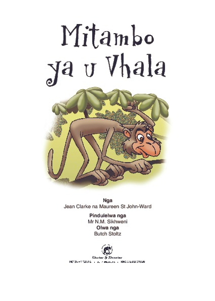 E KHA RI YE PHANDA: LEVEL 1 BOOK 2: MITAMBO YA U VHALA