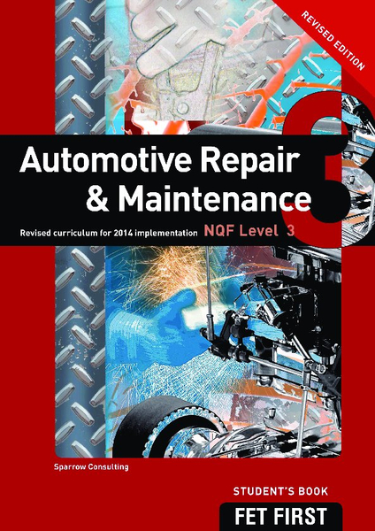 Auto Repair & Maintenance  NQF3 Students Book