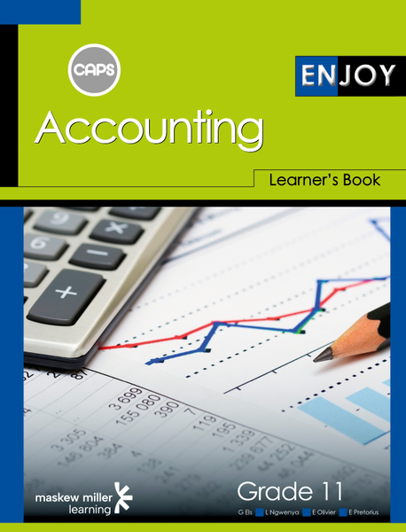 Enjoy Accounting Grade 11 Learner's Book ePUB (1-year licence)