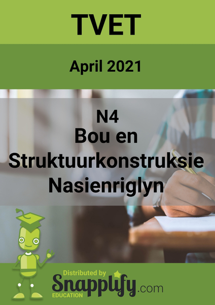 Bou- En Struktuurkonstruksie N4 Nasienriglyn April 2021