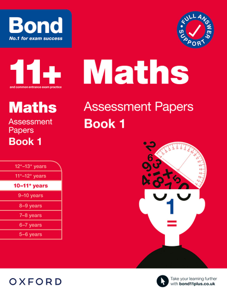 Bond 11+: Maths Assessment Papers Book 1 10-11 Years: Ready for the 2024 exam