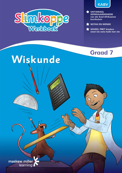 Slimkoppe Presteer! Wiskunde Graad 7 Werkboek Interactive ePUB (perpetual licence)